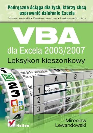 VBA dla Excela 2003/2007. Leksykon kieszonkowy