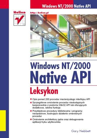 Windows NT/2000 Native API. Leksykon