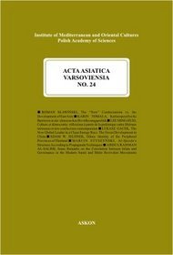Acta Asiatica Varsoviensia. No 24