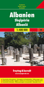 Albania mapa 1:400 000