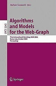 Algorithms  Models for the Web-Graph