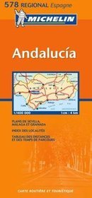 Andaluzja. Mapa w skali 1:400 000