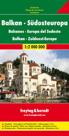 Bałkany Europa cz. południowa mapa 1:2 000 000
