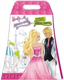 Barbie™ w świecie mody - K 222 zestaw 4 książki + kredki