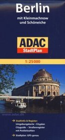 Berlin. ADAC StadtPlan (skala 1:25 000) - 