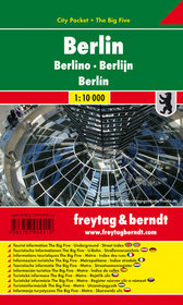 Berlin city pocketmapa 1:10 000 Freytag  Berndt