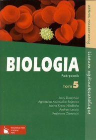 Biologia - podręcznik, tom 5, liceum ogólnokształcące, zakres rozszerzony