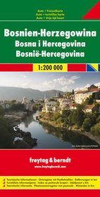 Bośnia i Hercegowina mapa 1:200 000