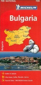 Bułgaria / Bulgaria. Mapa Michelin - 