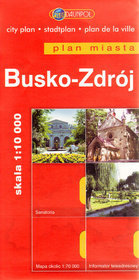 Busko-Zdrój. Plan miasta w skali 1:10 000