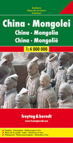 Chiny Mongolia 1:4 000 000