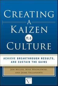 Creating a Kaizen Culture: Align the Organization, Achieve Breakthrough Results, and Sustain the Gai