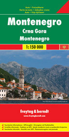 Czarnogóra mapa 1:150 000