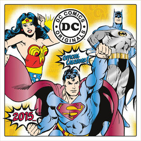 DC Comics Retro Classic + GRATIS plakat - Oficjalny Kalendarz 2015