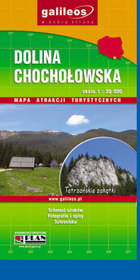 Dolina Chochołowska mapa 1:20 000 Plan
