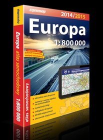 Europa. Atlas samochodowy