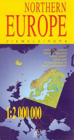 Europa północna mapa samochodowa 1:2 000 000