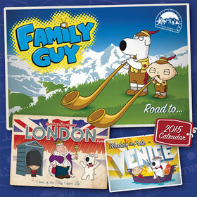 Family Guy Głowa Rodziny - Oficjalny Kalendarz 2015