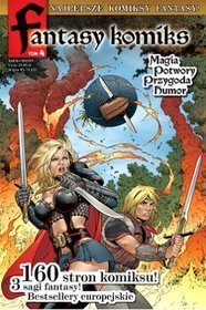 Fantasy Komiks tom 4 Magia Potwory Przygoda Humor