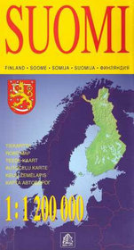Finlandia mapa 1:1 200 000 Jana Seta