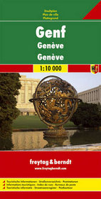 Genewa- plan miasta (skala 1:10 000 )