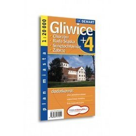 Gliwice plus 4 plan miasta 1:20 000