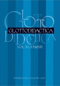 Glottodidactica vol. XL/1. (2013)