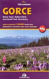 Gorce Nowy Targ i Rabka-Zdrój Mapa turystyczna i 1:50 000
