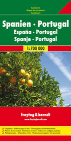 Hiszpania Portugalia mapa 1:700 000
