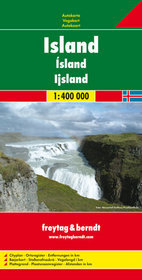 Islandia mapa 1:400 000 Freytag  Berndt