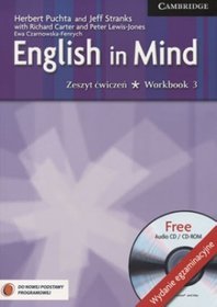Język angielski. English in Mind. Exam New 3. Work Book. Klasa 1-3. Zeszyt ćwiczeń - gimnazjum