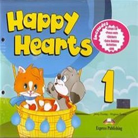 Język angielski. Happy Hearts 1. Pupil's Book + CD + DVD, klasa 1-3, szkoła podstawowa