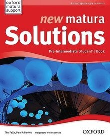 Język angielski. New Matura Solutions Pre-Intermediate. Podręcznik - szkoła ponadgimnazjalna