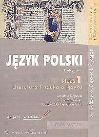 Język polski 1 Literatura i nauka o języku podręcznik do pracy w domu