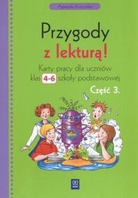Język polski. Przygody z lekturą 4-6 Karty pracy część 3, szkoła podstawowa
