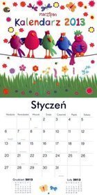 Kalendarz ścienny Ptaszki 2013. Marzipan