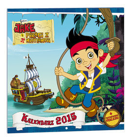 Kalendarz 2015. Disney Junior Jake i Piraci z Nibylandii - ścienny + naklejki