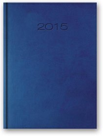 Kalendarz 2015. Kalendarz dzienny A5. Model 21D - niebieski
