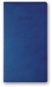 Kalendarz 2015. Kalendarz kieszonkowy A6. Model 11T - niebieski
