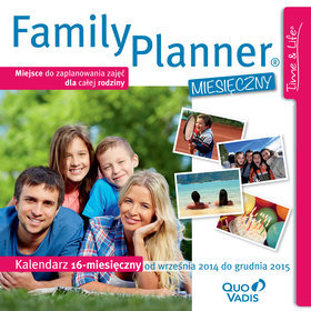 Kalendarz 2015. Kalendarz ścienny. Family Planner