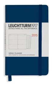 Kalendarz 2015. Leuchtturm1917. Kalendarz książkowy tygodniowy A6. Weekly Planner - morski