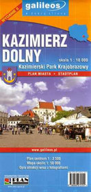 Kazimierz Dolny mapa 1:10 000 Plan