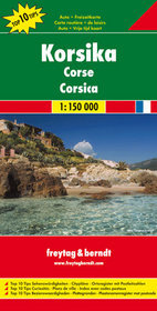 Korsyka mapa 1:150 000