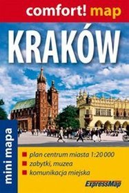 Kraków mini mapa 1:20 000