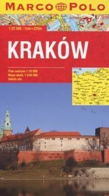 Kraków. Plan miasta w skali 1:22 500