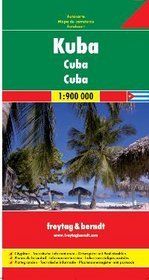 Kuba mapa 1:900 000 Freytag  Berndt