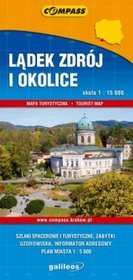 Lądek-Zdrój i okolice mapa turystyczna 1:15 000