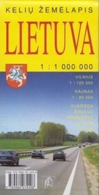 Litwa mapa 1:1 000 000 Jana Seta