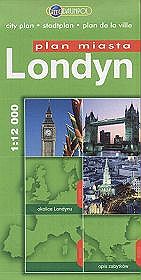Londyn - plan miasta (skala 1:12 000)
