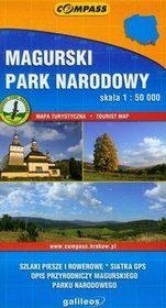 Magurski Park Narodowy mapa turystyczna